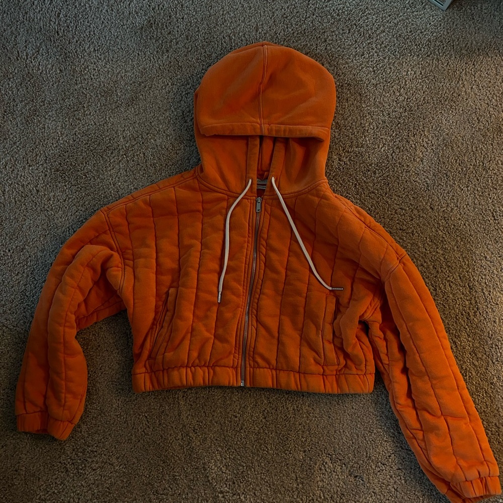 cropped quilted jacket